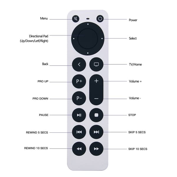 Apple TV 4K Compatible Remote Control