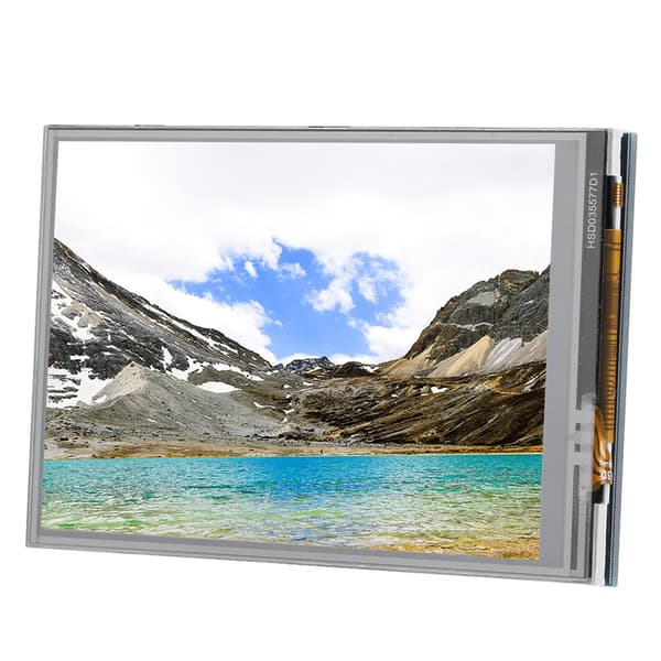 3.5-inch RPi Screen 480x320 4B Resistive Touch Screen with Stylus Customized for Raspberry Pi 3b