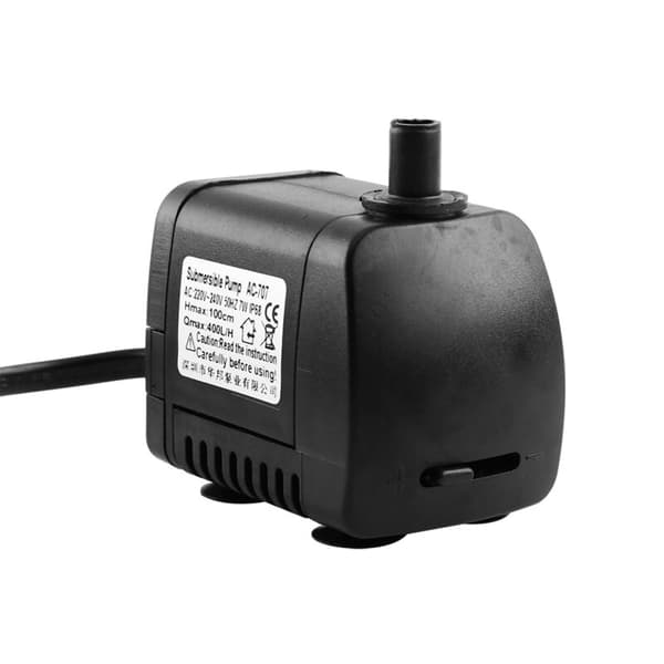 Dränkbar hydroponisk vattenpump för akvarium, fiskdamm, 220-240V EU-kontakt