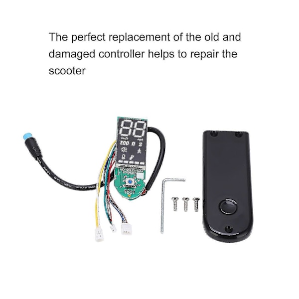 Ninebot MAX G30 El-Scooter Bluetooth Digital Display Instrumentpanel Frontpanel Montering