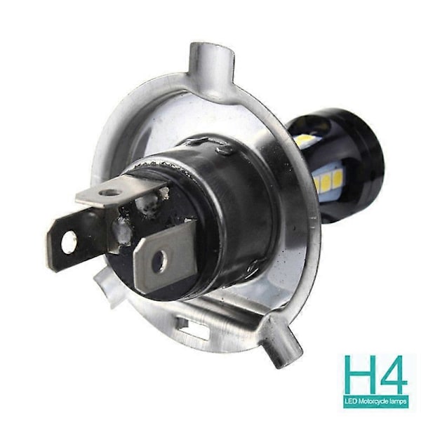 12-24v H4 3030 18 SMD LED Motorcykel Strålkastare Lampa 6500K