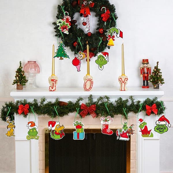 20 Grinch-tema juletrepynt