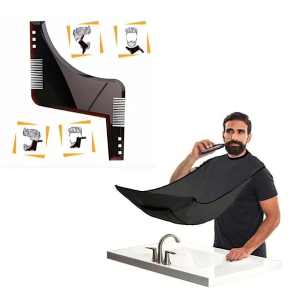 Beard kit - Apron Shaving & Beard, Beard Comb, Barber Kit /Cape