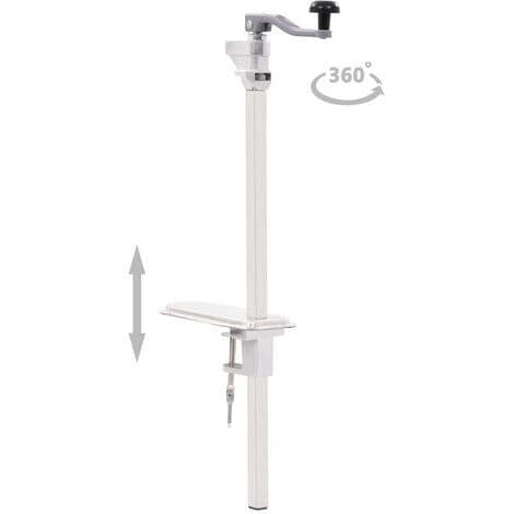 Boksåpner Sølv 70 cm Aluminium og Rustfritt Stål vidaXL