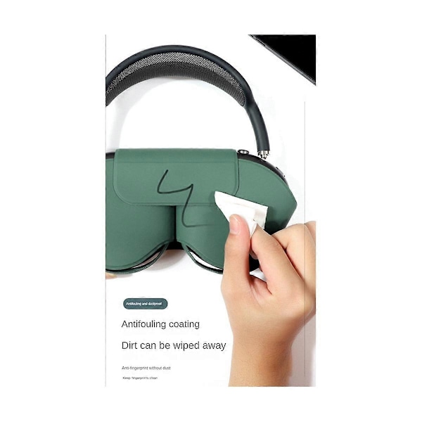 För Max Headset Högkvalitativ Bekväm PU Silikon Hörlursväska Anti-Rep Skyddande Fodral