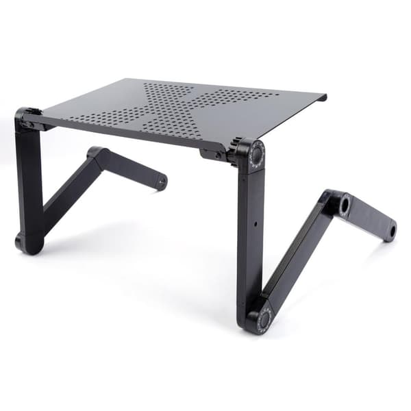 Stort multifunktionelt laptopbord med musebord og køleventilator