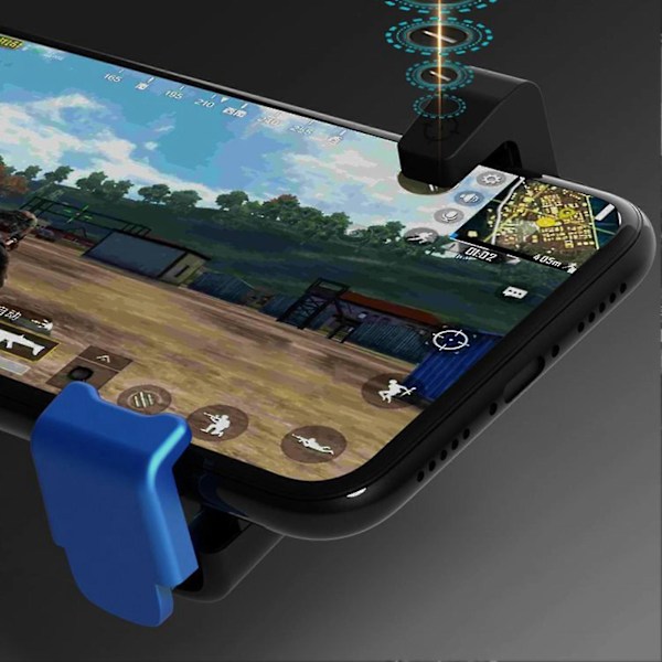 Telefontriggers Twin Turbo Ergonomisk Plug And Play Enklicks Cykelomkopplare Fyrväxlad Frekvens Clip Design Mobil Spelkontroll Triggers