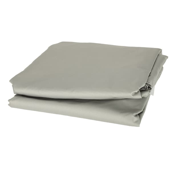 Sun sail rectangular 4x3 m waterproof UV protection grey