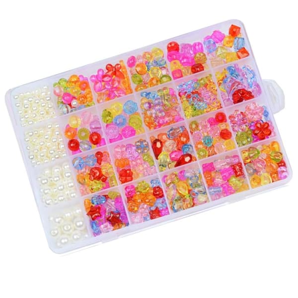 DIY Bead Box with Acrylic Beads – 700 Beads for