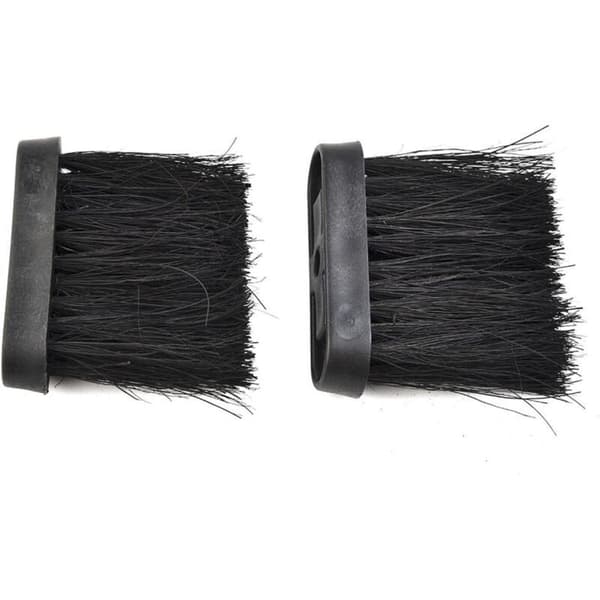 2-pack skorstensborsthuvuden i kokosfiber – Slitstarka – Effektiv rengöring av eldstäder och andra ytor
