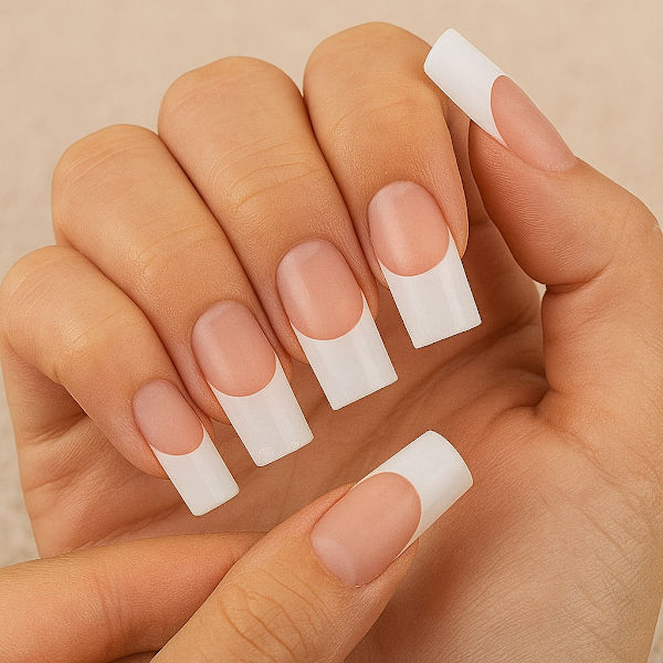 500-Pack – Nail Tips / Acrylic Tips – 10 different sizes