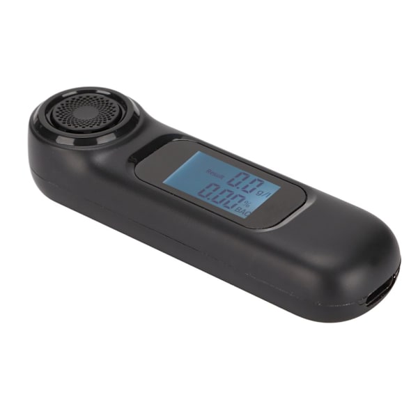 Portable USB Rechargeable Alcohol Tester with Digital LCD Display