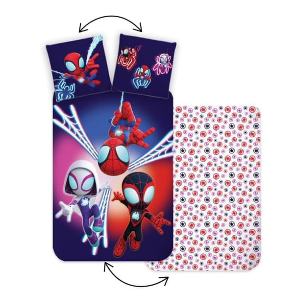 Spider-Man Spidey Barnesengesett – 100x135 cm