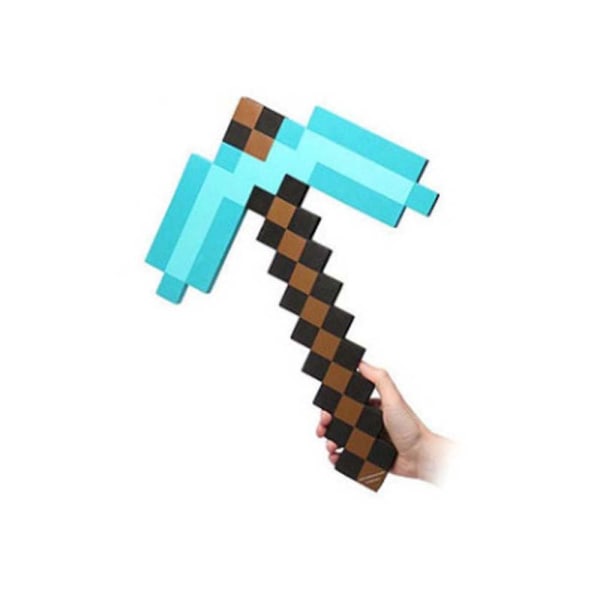 Leksaker Eva Foam Diamant Svärd & Hacka Set Minecraft 23\"