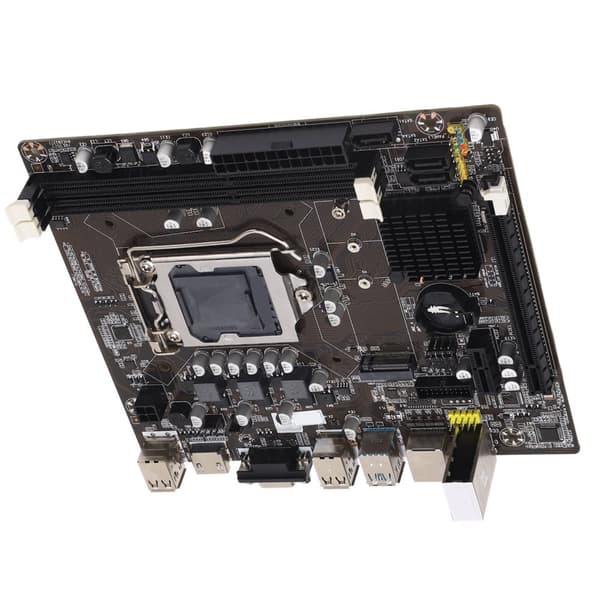 Stable Powerful Gaming Motherboard with DDR3 Support, 1155 Pin, I3 I5 I7 Processor Compatibility, 2 DDR3 Slots, and 1000M Network Interface