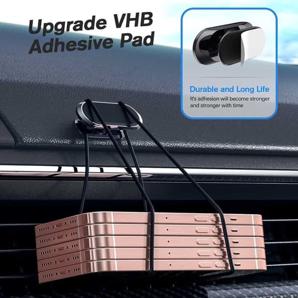 360° Rotating Car Holder with Magnet for Mobile Black