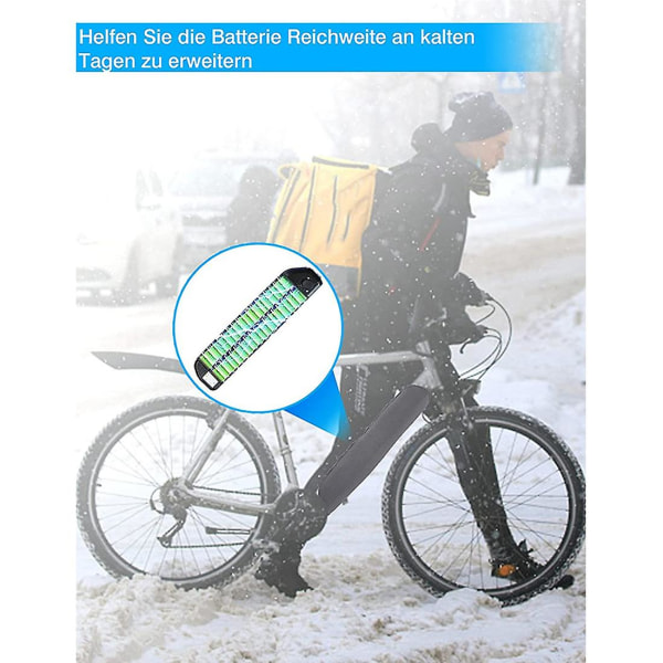 E-cykelbatteriskydd, Skydd för Integrerat Rambatteri 30-36cm