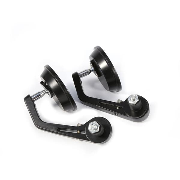 7/8\" Universella runda motorcykelbackspeglar för styre, krom