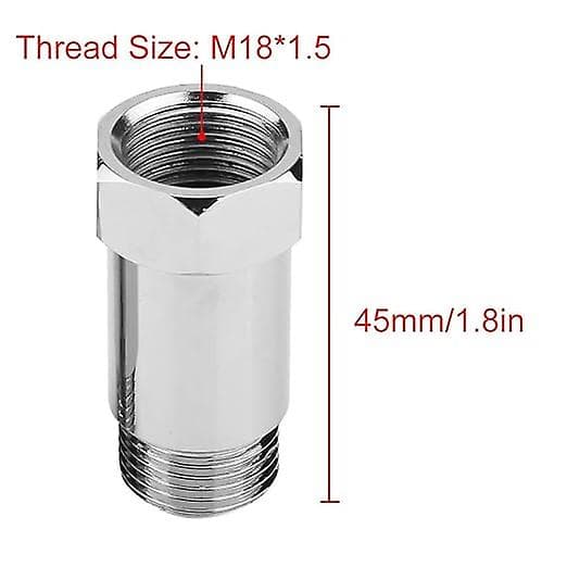 Happi-anturi 2 kpl 45mm M18*1.5 Moottorin vikavalon poistaja O2-sovitin + Lambda-anturi Lambda-anturi Lambda-anturi Lambda-anturi Lambda-anturi