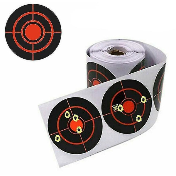 250 Pcs Roll Shooting Targets Adhesive Shooting Targets Splash Reactive Stickers xi