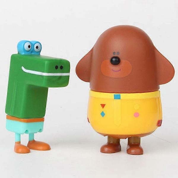 Hey Duggee Serie Anime Actionfigur PVC Skrivebordsbil Ornament Fødselsdagsgave til Børn Fans