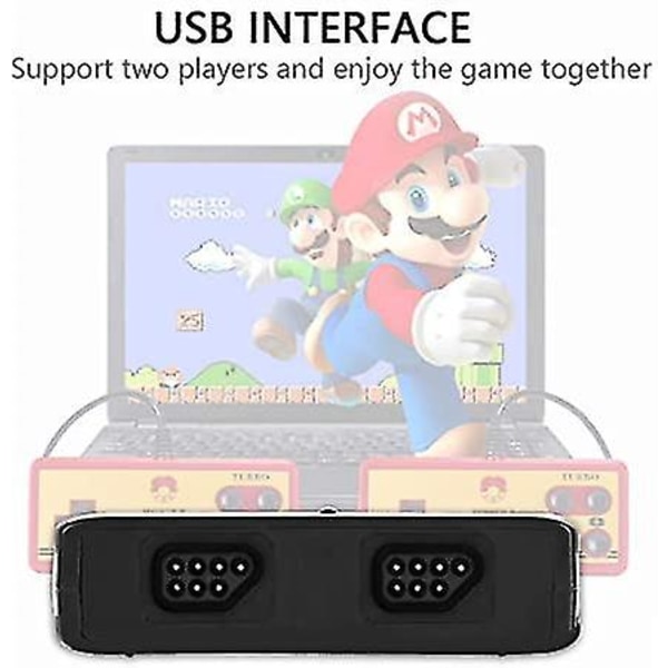 Port för NES-kontroller OTG USB-spelkontroll-adapterkonverter för Steam/Android/PC/Macintosh