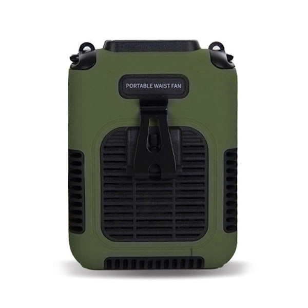 Bærbar Nakkevifte med Snor, Bærbar Kroppsbeltevifte 8000mAh Oppladbart Batteridrevet