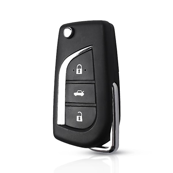 3 painikkeinen taittoavaimen kuori Toyota-autoille