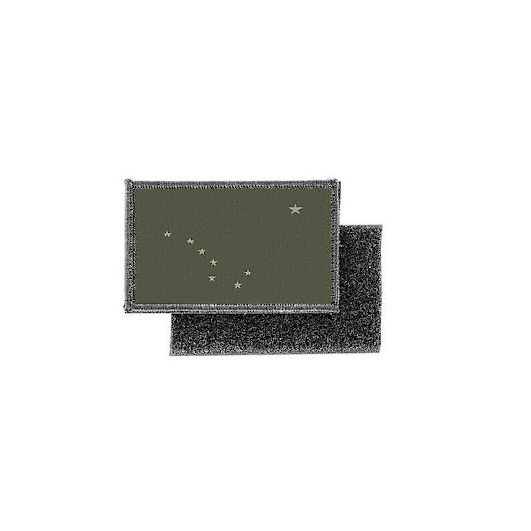 Patch badge trykt camo camouflage amerikansk flag USA Alaska
