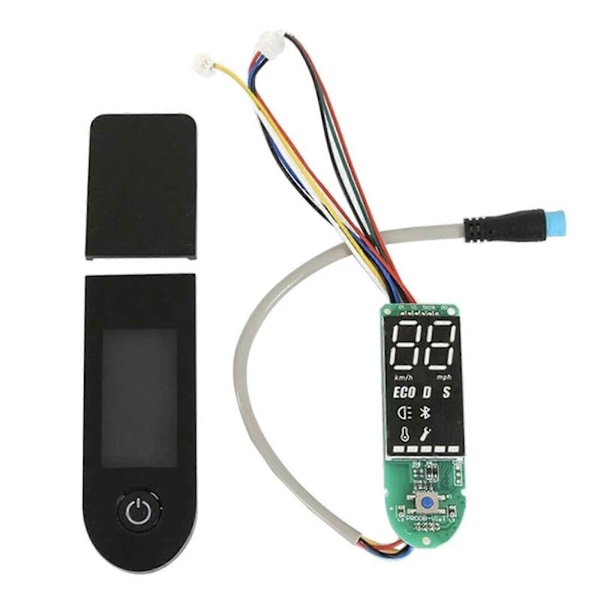 Ersättningskretskort Display Panel Skärmöverdragssats för Xiaomi M365 Scooter Pro js