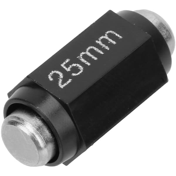 Rustfrit stål (25 mm) ekstern mikrometer standard kalibreringsblokstang