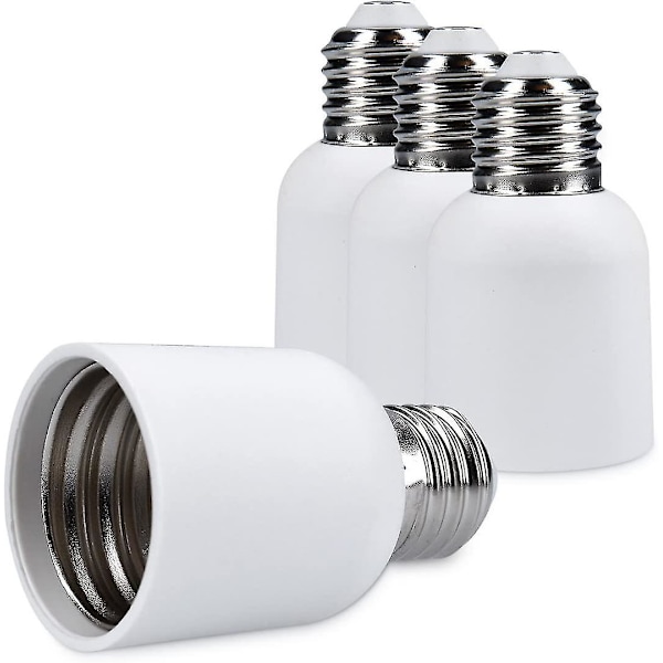 4x Sockeladapter - E27 till E40 Sockelomvandlare - E40 Baslampahållare Adapter för Halogen LED-lampa