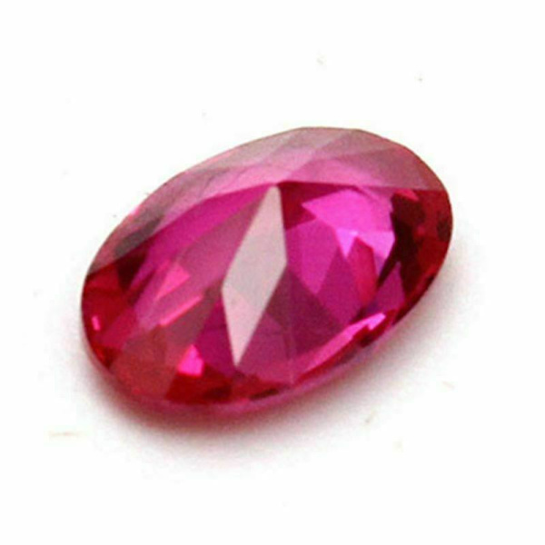 4x6mm Vacker Oval Rik Röd Rubin Moçambique Lös Ädelsten Ädelsten Smycken