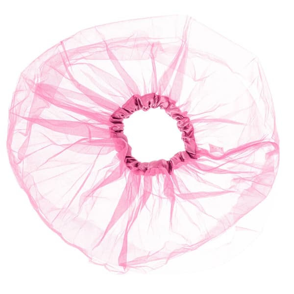 Rosa tyll tutu-kjol barn 3 lager elastisk midja 29 cm