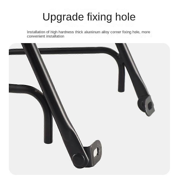 Sykkel Front Bagasjebrett Sykkelkurv Brakett Terrengsykkel Front Bagasjebrett Legering Front Gaffel Bagasjebrett Sykkelutstyr
