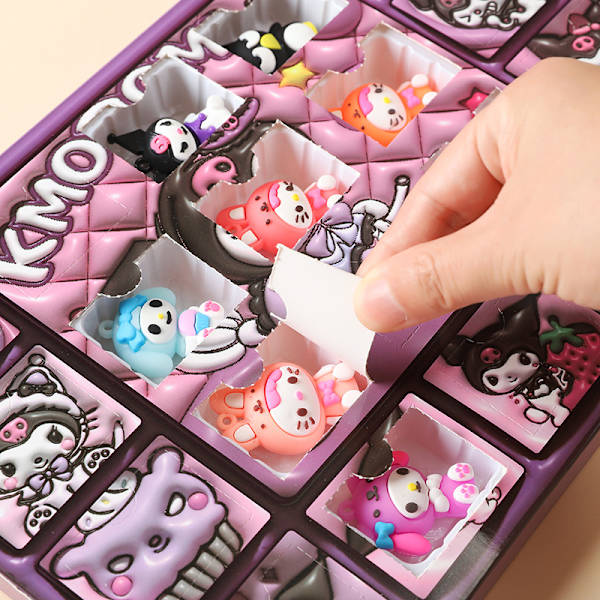 Julkalender med Hålmusik Leksaker för Barn Poke Musik Passar för Sanrio Dock Blind Box 20 dagar