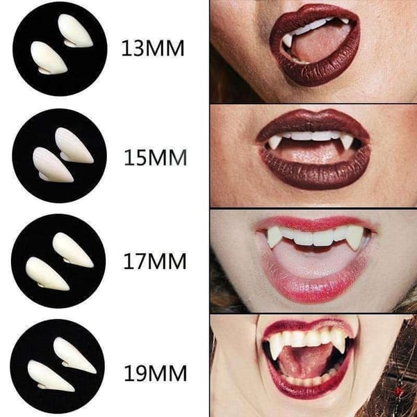 19mm - Vampire Teeth for Halloween and Masquerade – Create