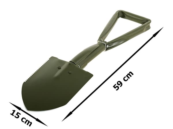 3-in-1 Folding Shovel/Pickaxe/Saw - Camping