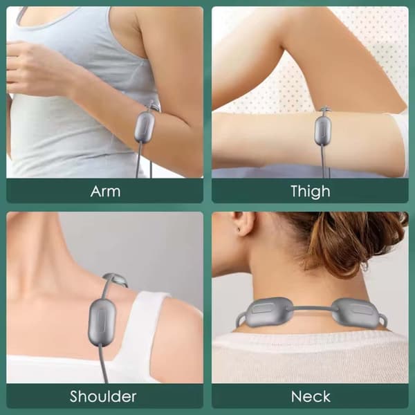 EMS Neck Massager with Heat and 9 Modes