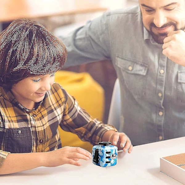 4-pakks Fidget Cube Fidget Leke Magisk Terning Stress Angstlindring Fidget Tocube Fidget Blokk