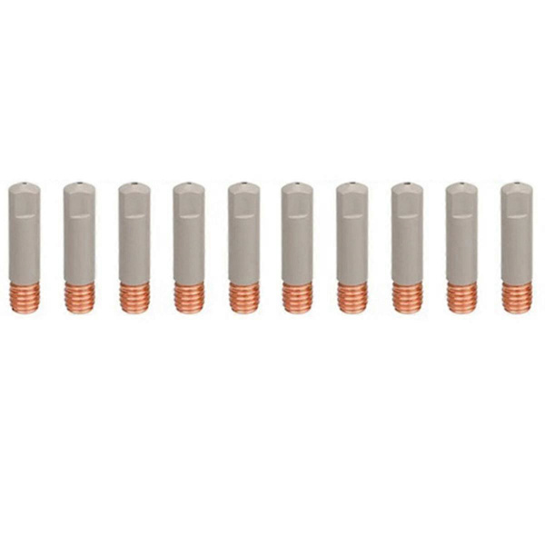 10 st MB15AK Svetsmunstycken Spetsar Beläggningsskydd M6 Gasmunstycke Spets 0,8 mm MIG Svetsverktyg Delar
