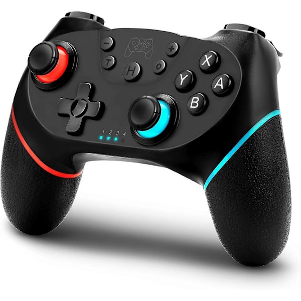 Switch ControllerPro Controller til Switch/Switch Lite/Switch OLED, Switch Fjernbetjening Controller Gamepad Joystick, Justerbar Turbo og Dobbelt Vibration