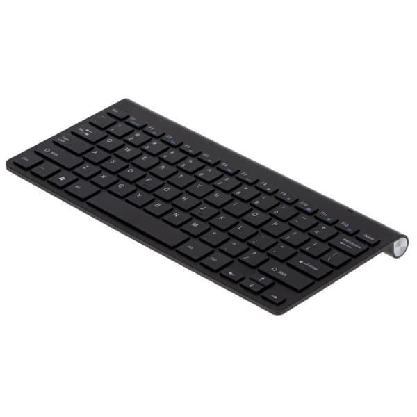 Wireless Keyboard 2.4GHz USB for Smart TV/PC/Mac/Android Black