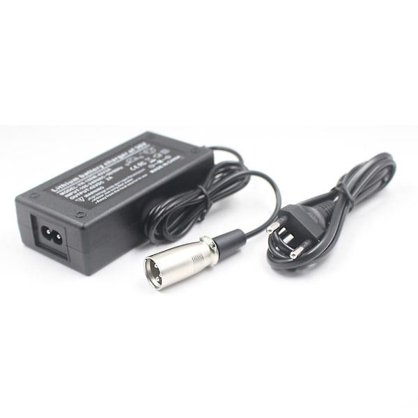 42v 2a 42v2a Elcykeloplader Kompatibel 36v 18650 Lithium Batteripakke Med 3-polet Xlr Stikkontakt Eu Us Au Uk
