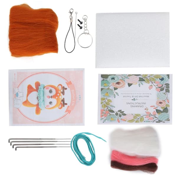 DIY Ballet Deer Needle Felting Kit - Handmade Toy for Beginners Craft