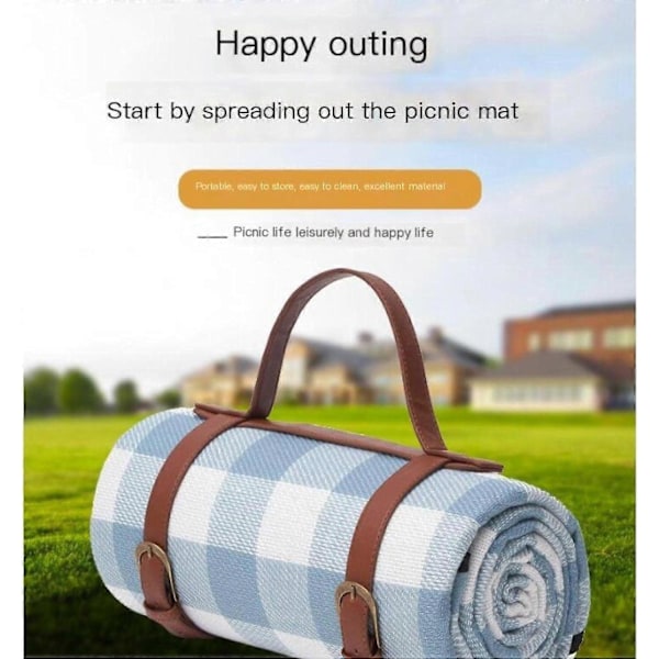 Picnic Tæppe 150 Cm X 200 Cm, Strandtæppe Vandtæt Sandtæt