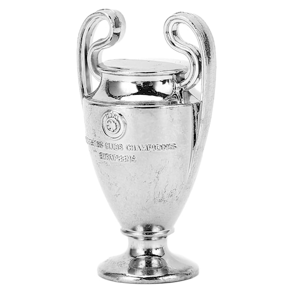 Miniatyr Champions League-trofé - Fotbollscup i metall för heminredning och fans