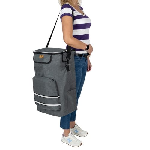 Sammenleggbar handlekurv med veske – 40L