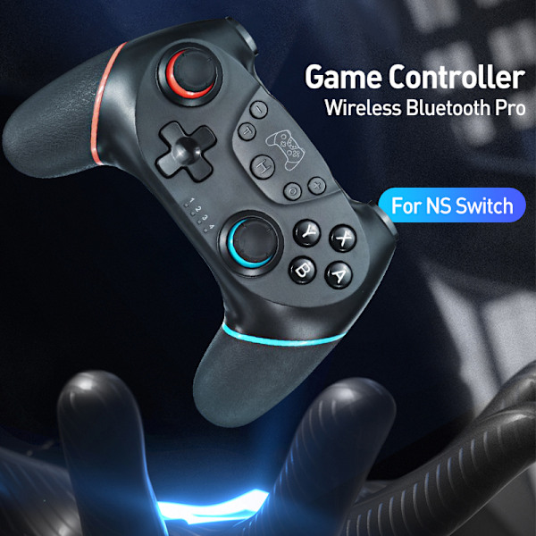 Trådløs Bluetooth-kontroller for Switch, OLED Gamepad Pro