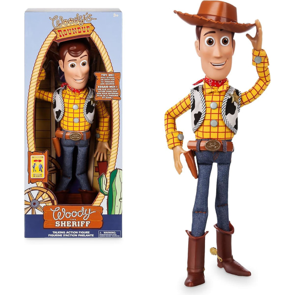 Toy Story Woody Interaktiv talande actionfigur, 35 cm/15 tum, lämplig ålder 3+